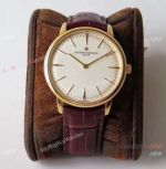 Swiss Grade Vacheron Constantin Patrimony Ultra Thin Watch Yellow Gold case